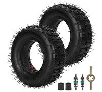 RUTU 2-Pack 13x5.00-6 Tire and Tube with Curved TR87 Valve Stem | Fits go karts, ATVs, dirt bikes, lawn mowers, yard tractors, and utility carts