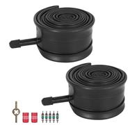 RUTU 24 Inch Bike Inner Tube for 24 X 1.75/1.95/2.10/2.125 inch Bicycle Tube AV32mm Schrader, Rubber Tubes for Mountain and Trail, Cruisers, MTB, Enduro, City Bikes, 2 Pack