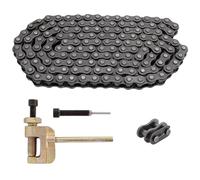 RUTU 35 Chain 140 Links with Chain Breaker for Coleman CT200U CC100x Predator 212cc 79cc 97cc 100cc Baja Doodle Bug Blitz Dirt Bug Racer Motor Sports DB30 Motovox Mini Bike Go Kart Powersports Parts
