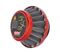 RUTU Air Filter, 44mm for 2 Stroke Dirt Bike, Universal Mini Bike Filter, Compatible with 43cc 47cc 49cc 150cc 200cc 250cc GY6 Engines, Red