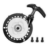 RUTU Aluminum Alloy Recoil Pull Start Starter for 2 Stroke 47cc-50cc Mini Moto ATV Quad Dirt Bike Scooter, Nylon Cog Mini Easy Pull Starter