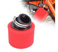 RUTUT 38mm Air Filter, Universal Bent Angled Motorcycle Air Filter Suitable with 4 Stroke 50cc 70cc 90cc 110cc 125cc 150cc GY6 Motorcycle ATV cooter Quad Go Kart Moped Pit Dirt Bike-Red