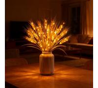 RUTYAUB Golden Harvest Light, Golden Harvest Light, Wheat Stalks Decor Table Lamp, Warm White, Rustic Farmhouse Accent Light, for Bedroom Living Room Dining (1pcs)