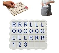 RUTYAUB Mahjong Solo Practice Board, Portable Training Tool, American Mahjong Strategy Aid, Easy To Carry, For Home Living Room Family Gathering Holiday Travel (b)