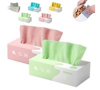 RUTYAUB Microfibre Cloths For Cleaning - 20 Pieces, Microfiber Pull Out Super Absorbent Cloth, Reusable Washable, Multipurpose Household Towel, Efficient Cleanings Aid For Home Kitchen (d-2pcs)