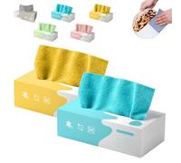 RUTYAUB Microfibre Cloths For Cleaning - 20 Pieces, Microfiber Pull Out Super Absorbent Cloth, Reusable Washable, Multipurpose Household Towel, Efficient Cleanings Aid For Home Kitchen (c-2pcs)