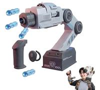 RUTYAUB Smart Tracking Mechanical Arm Foam Blaster, Cool Inductive Robot Arm Tracking Blaster, Shoulder-Mounted Blaster Robot Toy with Motion Tracking & Remote Control for Adults, Kids (blue)