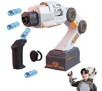 RUTYAUB Smart Tracking Mechanical Arm Foam Blaster, Cool Inductive Robot Arm Tracking Blaster, Shoulder-Mounted Blaster Robot Toy with Motion Tracking & Remote Control for Adults, Kids (orange-a)