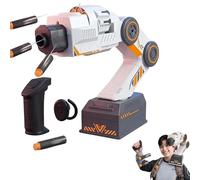 RUTYAUB Smart Tracking Mechanical Arm Foam Blaster, Cool Inductive Robot Arm Tracking Blaster, Shoulder-Mounted Blaster Robot Toy with Motion Tracking & Remote Control for Adults, Kids (orange-b)