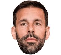 Ruud Van Nistelrooy (Beard) Celebrity Mask, Flat Card Face, Fancy Dress Mask