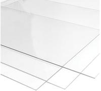 RuudraScott Clear Perspex Acrylic Sheet, 750mm x 1000mm, 5mm Thickness