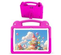 Ruufuuxy Kids Tablet - Android 14 Tablet - 10 Inch Tablet for Kids, WiFi 6, Octa-Core, 8(4+4) GB RAM 64GB ROM, 5000mAh, GMS, Android Tablets with Parental Control (Pink with EVA Case)