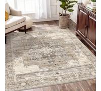 RUUGME Soft 5x5 Square Rug - Area Rugs for Living Room Stain Resistant Carpet Soft Rugs for Middle-Aged Married Woman in Bedroom Kitchen Dining Room with Non Slip Backing Home 5x5 Beige