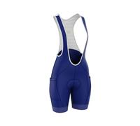 RUUN Women’s Cycling Bib Padded Shorts Ladies Tights with Pockets Mesh Fabric at The Back, Miti Power Band Shorts (UK, Alpha, One Size, Regular, Regular, Medium, Blue)