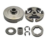 RUURUU 3/8" 7T Clutch Drum Sprocket Rim Kit for Husqvarna 362, 365, 371, 372, 372XP Chainsaws - OEM 503-7444-01