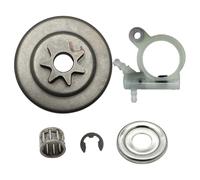 RUURUU .325 7 Teeth Clutch Drum Oil Pump Kit For Stihl MS251 Chainsaw Replacement with Washer E-clip Needle Bearing