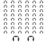 RUURUU 50Pcs Clutch Drum Sprocket Clip For Stihl MS170 MS180 MS210 MS230 MS250 017 018 021 023 025 Chainsaw Replacement Parts