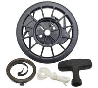RUURUU Recoil Pull Starter Pulley Spring Rope Grip Kit For Honda GX120 GX140 GX160 GX200 168F 170F 5.5HP 6.5HP Engine Generator Mower Replacement 28420-ZH8-003
