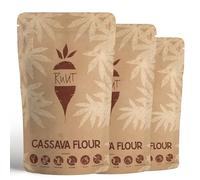 Ruut Cassava flour / 100% Natural/Paleo/Vegan/Gluten Free Flour/Nut-free Baking/Healthy Bread Baking/Grain Free/Autoimmune Diet (AIP) / Low-FODMAP/No Additives / 3x1000g