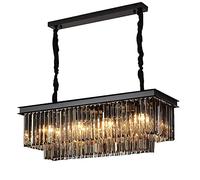 RuuXanthous Chandelier Modern Wood LED Ring Chandelier,Japanese Pendant Light 1light,Contemporary Circular Dimmable Ceiling for Kitchen Island Living Dining Room-B 50x50x6cm(20x20x2inch) lamp