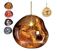RuuXanthous Lava Pendant Light, Led Irregular Glass Pendant Light, Modern Lava Globe Pendant Light, With 150cm Adjustable Hanging Cord, Ceiling Light For Home Coffee Shop Decoration,B-50cm