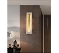 RuuXanthous Modern brass chandelier Light Luxury Copper Wall lamp Modern Villa Living Room Long Strip TV Background Wall lamp Marble Bedside Wall Light,Chandelier（One Color-60 * 14cm）