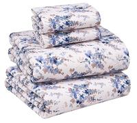 RUVANTI 100% Cotton Sheets for Full Size Bed - Crispy Cooling Percale Sheets - Breathable & Durable Full Sheet Set - 16 Inches Deep Pocket Full Size Sheets - Maple - 4 Pieces