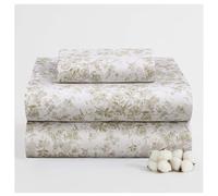 RUVANTI 100% Cotton Sheets Twin XL Size Bed Set - Silky Soft Sateen Weave for a Luxury Hotel Feel, 16" Deep Pocket, Cooling, Breathable & Durable, 3 Piece, Classic Bliss