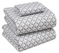 RUVANTI 100% Cotton Twin Sheets Set, 3 Pieces, Soft & Breathable Percale Weave Bedding, Deep Pocket 16", Hotel Standard, Crisp Cool Feel, Durable, Perfect Floral Bed Sheet, Idiomatic Expression