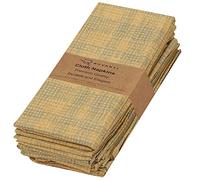 RUVANTI Cloth Napkins Set of 6, 100% Cotton, 18x18 Inches, Soft, Absorbent. Perfect for Parties, Weddings, Dinner