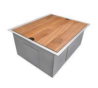 Ruvati 23" x 19" x 13" Deep Laundry Utility Workstation Sink Undermount 16 Gauge - RVU6320