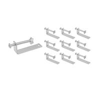 Ruvati Extra Long Extended Mounting Clips for Drop-in Topmount Sinks installed in up to 2-inch thick Butcher Block - RVA11049