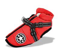 RUVE Pawbibi Sport - Waterproof Winter Jacket with Built-In Harness, 2024 Pawbibi Jacket, Pawbibi Dog Jacket with Harness, Waterproof Windproof Dog Winter Warm Coats for All Dogs/Cats