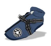 RUVE Pawbibi Sport - Waterproof Winter Jacket with Built-In Harness, 2024 Pawbibi Jacket, Pawbibi Dog Jacket with Harness, Waterproof Windproof Dog Winter Warm Coats for All Dogs/Cats