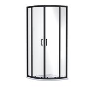 Balterley 6mm Glass Quadrant Shower Enclosure 1900 x 800 x 800mm Matt Black Balterley Black
