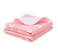 RUWLFE 2 Pcs Waterproof, Breathable Washable Bed Pad Covers Diapering for Double Beds(Pink-70x90cm)