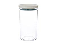 RUWLFE 2pcs Sealed Ring Bottles Kitchen Storage Box Transparent Food Canister Keep Clear Dried Fruit Container For Preserving Nuts(Blue)