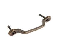 RUWLFE 2pcs Vintage Handle Antique Bronze Pull 101mm*14mm Retro Knob Cupboard Kitchen Cabinet Drawer Wood Jewelry Box Furniture Hardware for Internal Wooden Doors