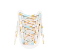 RUWLFE 5pairs Flat Shoelaces For Sneakers Rainbow Tie-dye Personalized Shoe Laces Tenis Shoelace For Men Women(Color 14,160cm)