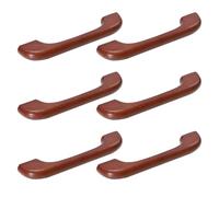 RUWLFE 6pcs Wooden Cabinet Pull Handle Drawer Knobs Furniture Handles for Cupboard Door Replacement Home Hardware for Cabinets Door