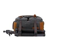 RUWLFE Camera Bag Camera Bag Waterproof Photography Packages DSLR Shoulder Sling Case for Canvas Micro Single Messenger Men(Gray)