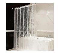 RUWLFE Thick PEVA Shower Curtain Waterproof Transparent Bathtub Bathing Cover Bathroom Bath Curtains For Home For Washable(W120xH180cm)