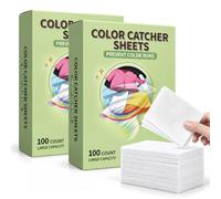 Ruwnii 200 Sheets Colour Catchers for Washing Machine | Color Catcher Laundry Sheets Mixed Washing, Maintain the Color