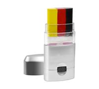 Ruwshuuk 3 Color Face Paint Stick | Black Red Yellow Stick Face Paint - Face Painting Crayons, Body Markers, Makeup Stick for All Sporting and National Events