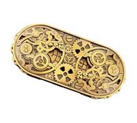 Ruwshuuk Board Game Dice | Game Theme Metal Spin Dice - Aluminum Alloy Mysterious Toy with Engravings, Beginners Group Activities Use for Bar, Dorm, Travel, Fhome
