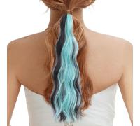 Ruwshuuk Braid Extensions for Women | Ponytail Colored Natural Wrap Ponytail with Elastic Tie,Long Braid Wig Synthetic Fake Hair Accessories for Party