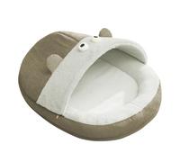 Ruwshuuk Cat Cave Bed | Cat Caves - Slipper Design Warm Nesting For Indoor Outdoor Crate, Senior Pets Puppies Kittens Anxious Pets