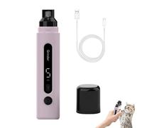Ruwshuuk Dog Nail File - Adjustable Safe Precise Electric Nail Trimmer With LED Light | Pet Claw Care, Portable Cat Grooming Supplies For Home, Travel, Small Animals