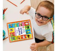 Ruwshuuk English Words Speaking Book | English Words Learning Book for Kids,Engaging Educational Companion Studying Tool for Preschoolers Kindergarten Students 2-6 Years Old Girls Boys