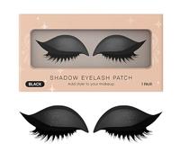Ruwshuuk Eyeshadow Eyelash Patch - Reusable Adhesive Eye Makeup for Women,Smudge-Proof Long-Lasting Eyelash Patch for Women Party Travel Night Out Wedding Bridal Halloween Photoshoot Stage